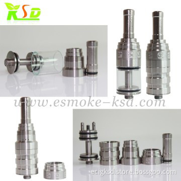 304 stainless steel glass and metal tank Gamma atomizer